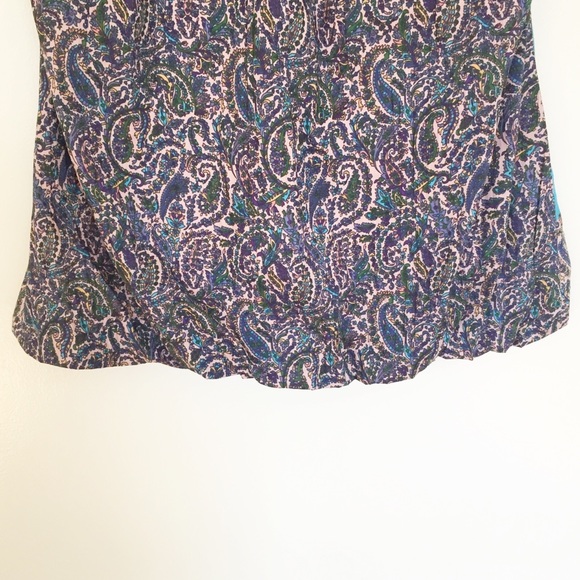 Marc by Marc Jacobs Paisley Striped Cotton Top - S - Picture 7 of 8